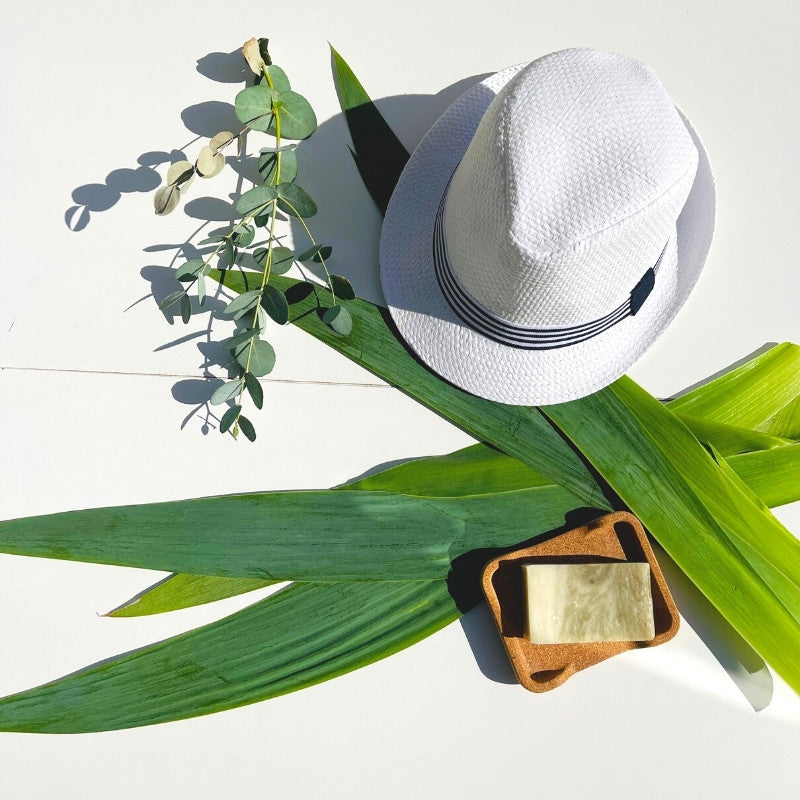Coffret porte savon en liège et savon solide Réconfort - idée cadeau made in France