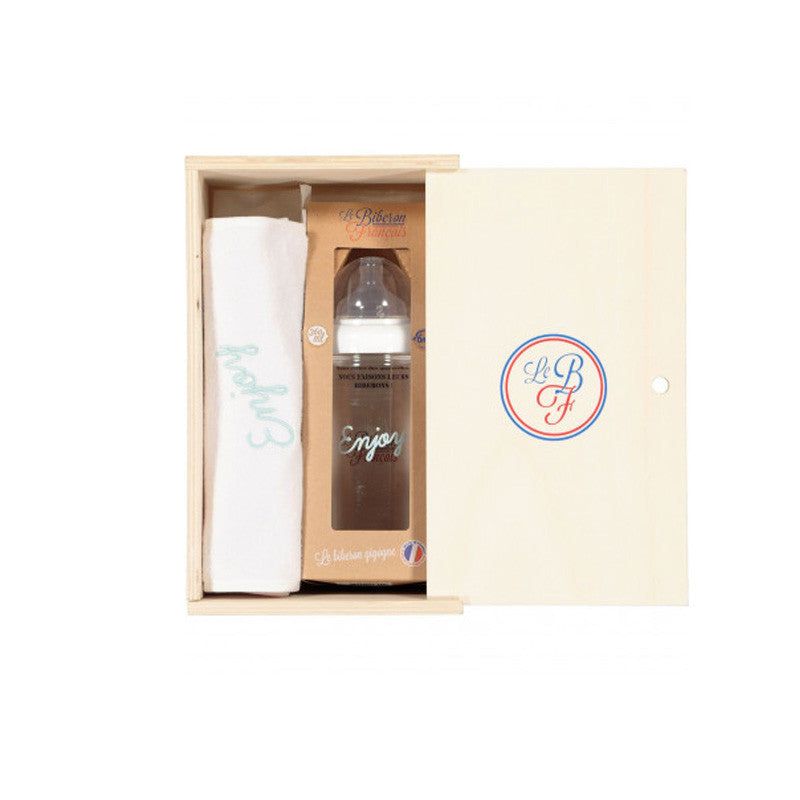 Coffret de naissance Le biberon français - Enjoy - Made in France