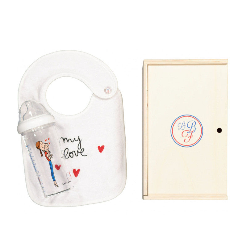 Coffret de naissance Le biberon français - My love - Puériculture Made in France