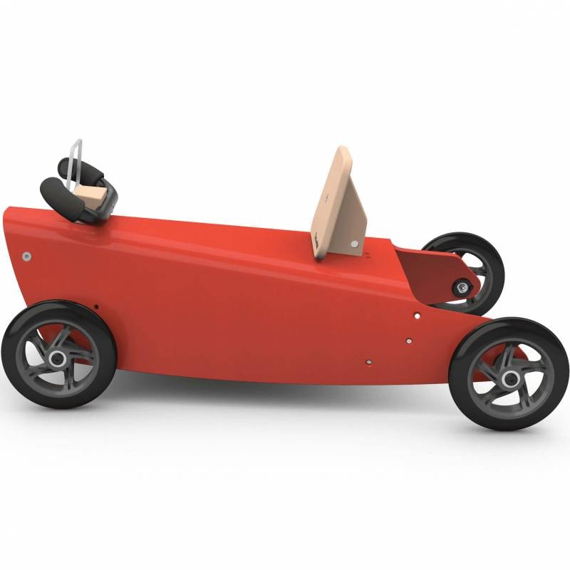 Porteur draisienne voiture - 3 jouets en 1 ROUGE