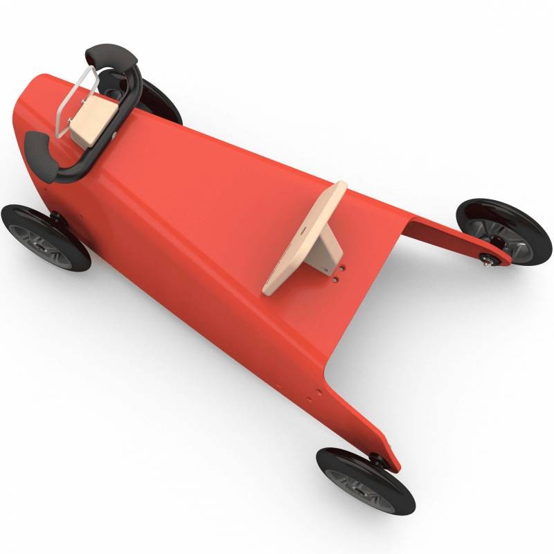 Porteur draisienne voiture - 3 jouets en 1 ROUGE
