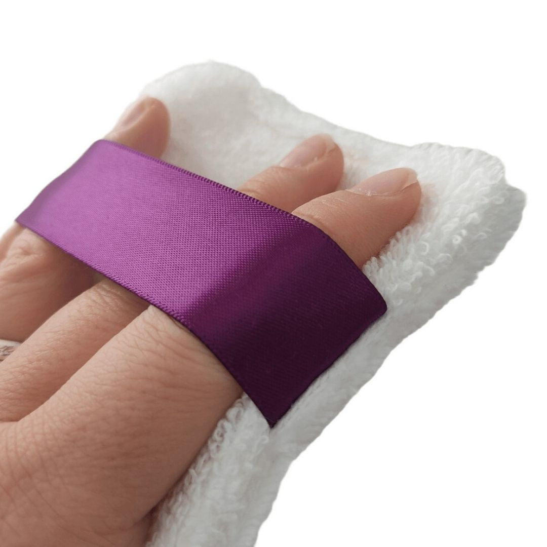 coffret - huile - lingettes - brosse à ongles - made in France - soins - violet