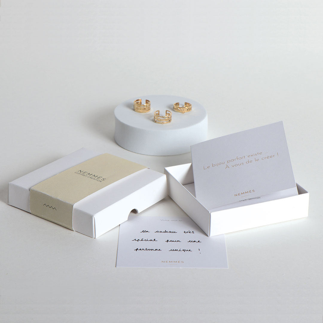 Bague en coffret création - Nemmès Paris