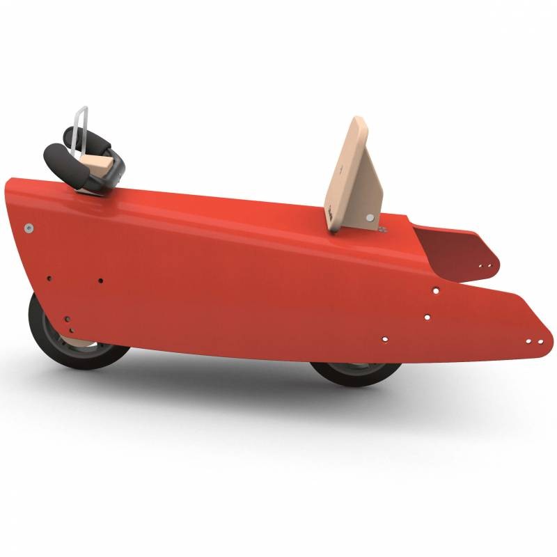 Porteur draisienne voiture - 3 jouets en 1 ROUGE