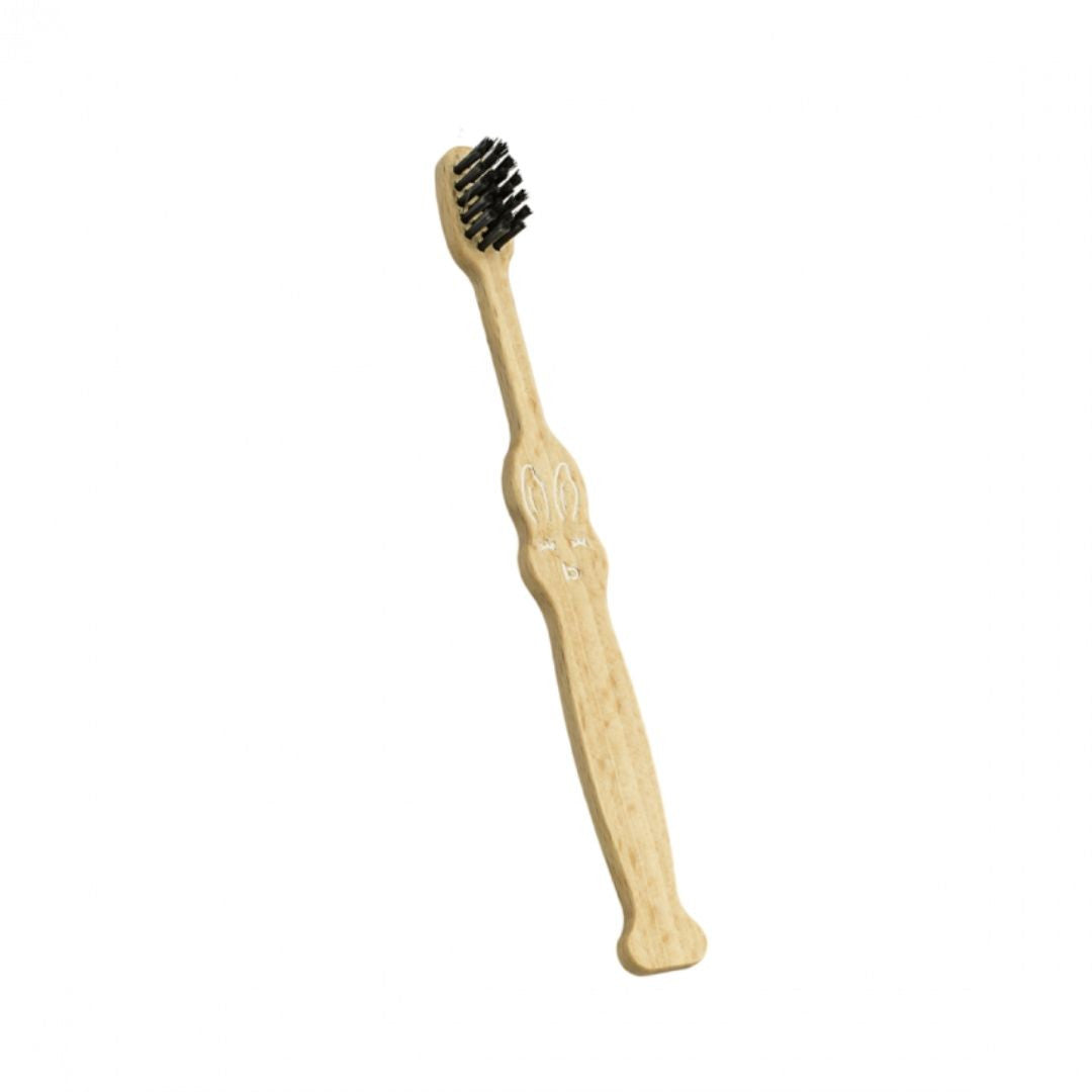 made in France - recyclable - brosse à dents - salle de bain green - bois de hêtre - enfants - blanc