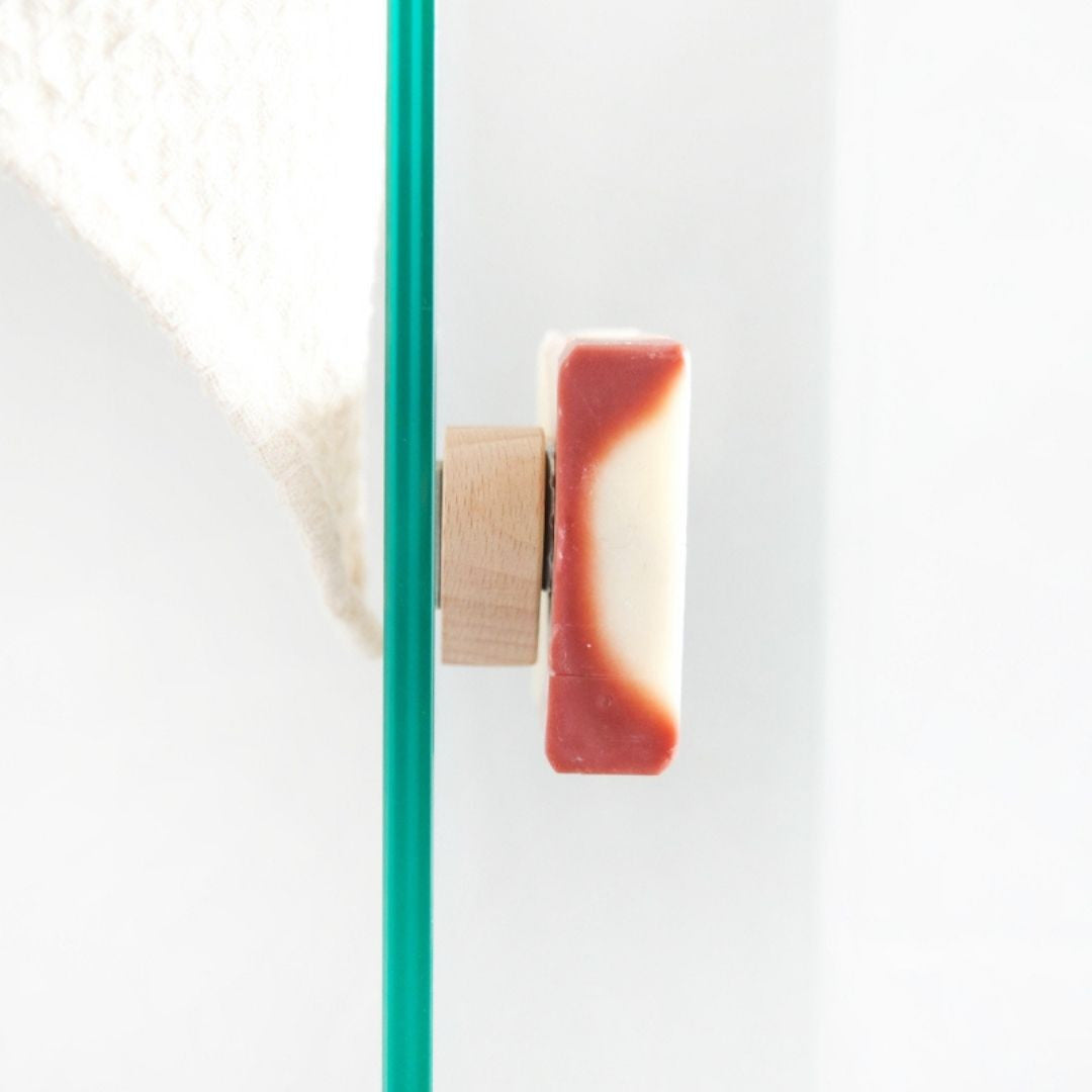 porte-savon - bois - aimanté - fait main - made in France - salle de bain