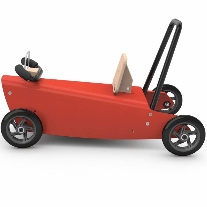 Porteur draisienne voiture - 3 jouets en 1 ROUGE
