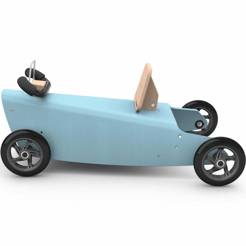 Porteur draisienne voiture - 3 jouets en 1 BLEU CIEL