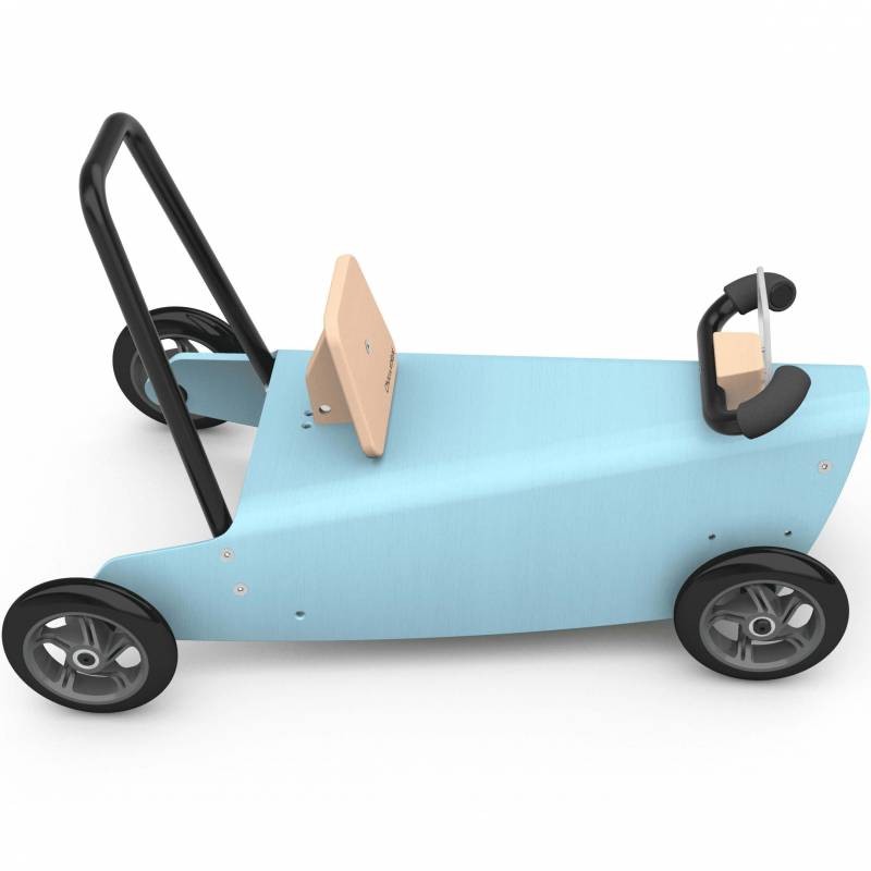 Porteur draisienne voiture - 3 jouets en 1 BLEU CIEL