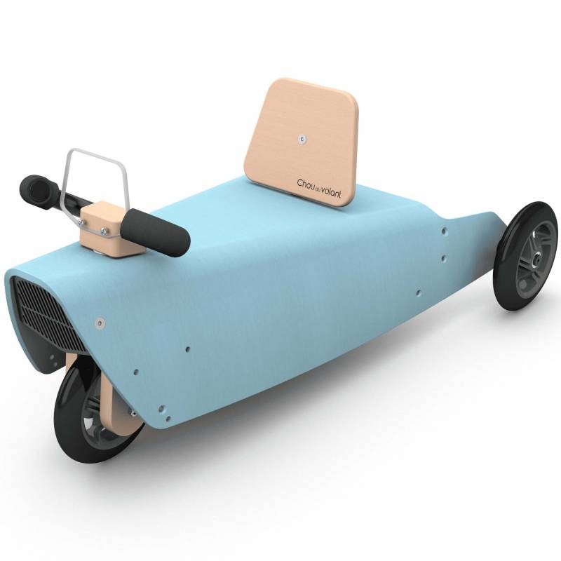 Porteur draisienne voiture - 3 jouets en 1 BLEU CIEL