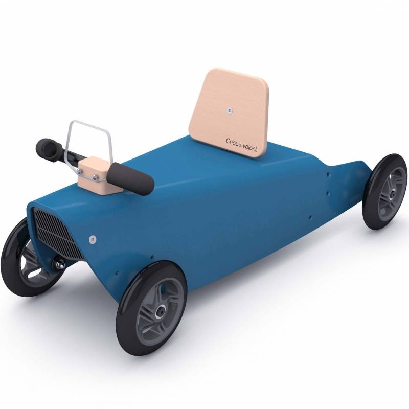 Porteur draisienne voiture - 3 jouets en 1 BLEU FONCE