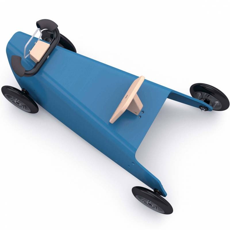 Porteur draisienne voiture - 3 jouets en 1 BLEU FONCE