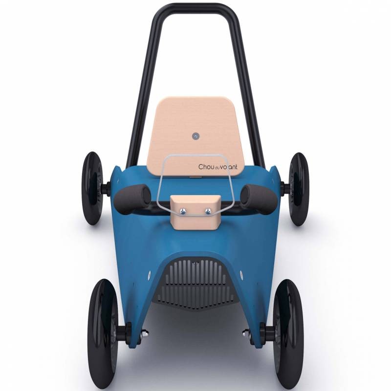 Porteur draisienne voiture - 3 jouets en 1 BLEU FONCE