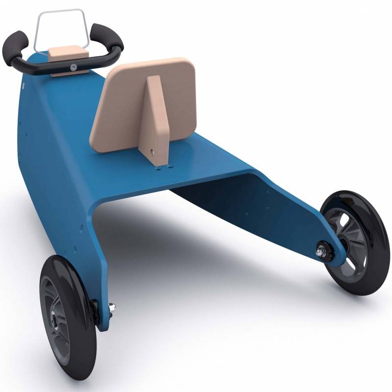 Porteur draisienne voiture - 3 jouets en 1 BLEU FONCE