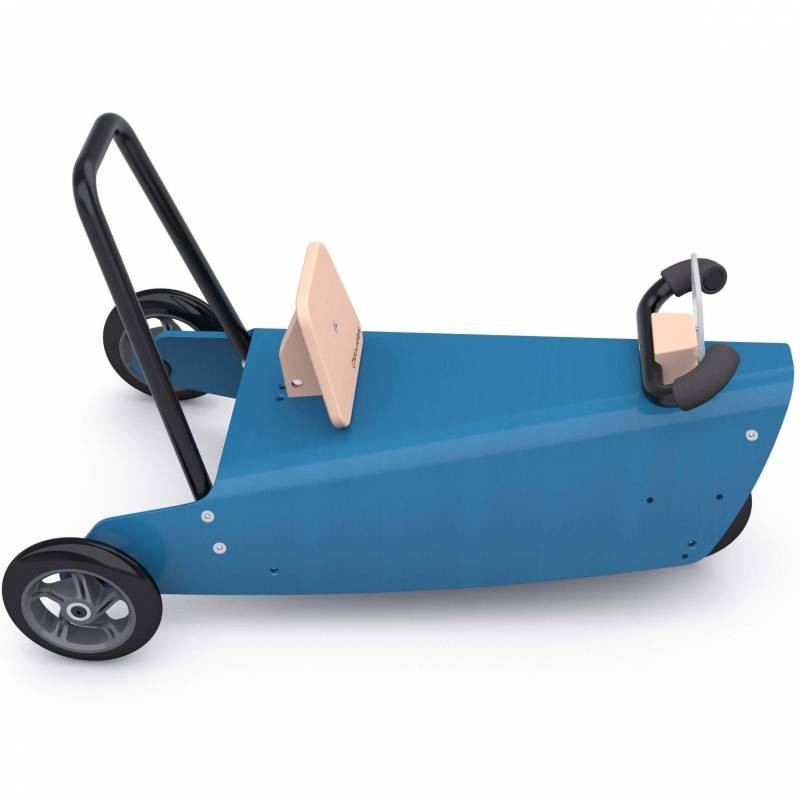 Porteur draisienne voiture - 3 jouets en 1 BLEU FONCE