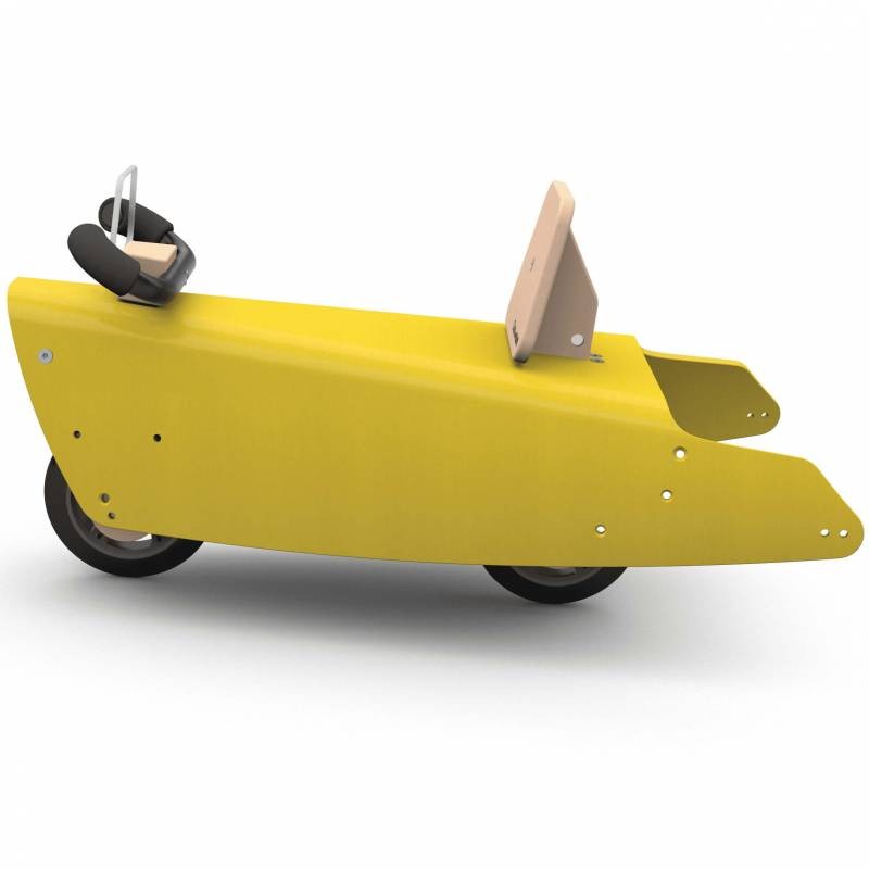 Porteur draisienne voiture - 3 jouets en 1 JAUNE