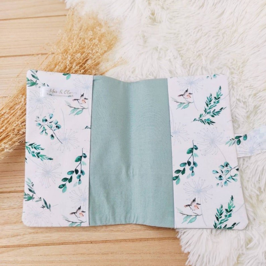 Intérieur protège carnet de santé collection Eucalyptus - Mar & Clo