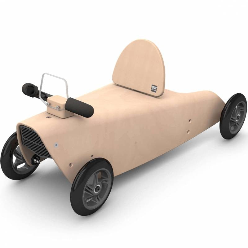 Porteur draisienne voiture - 3 jouets en 1 MARRON