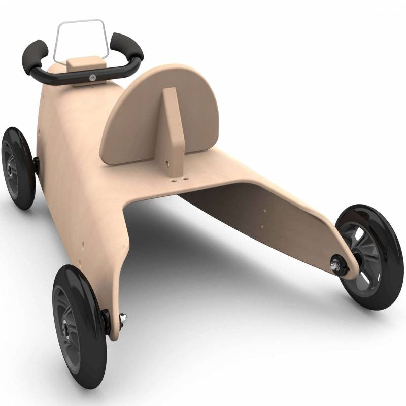 Porteur draisienne voiture - 3 jouets en 1 MARRON