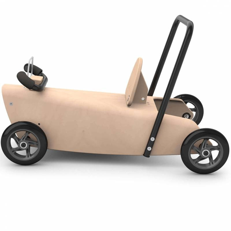 Porteur draisienne voiture - 3 jouets en 1 MARRON