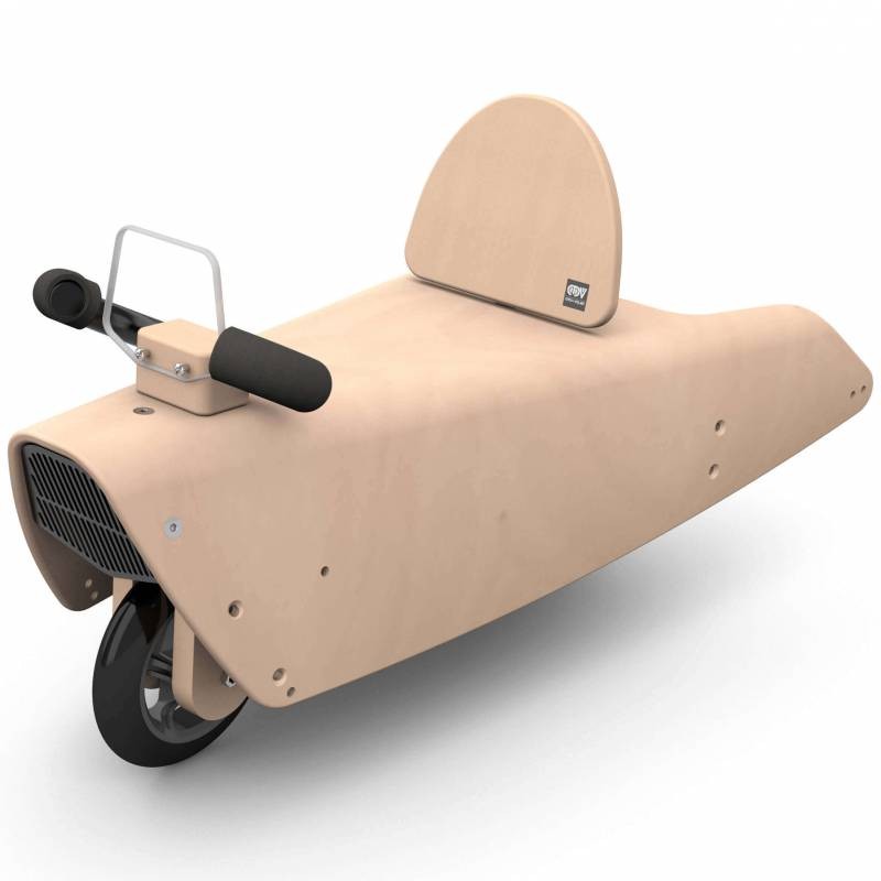 Porteur draisienne voiture - 3 jouets en 1 MARRON