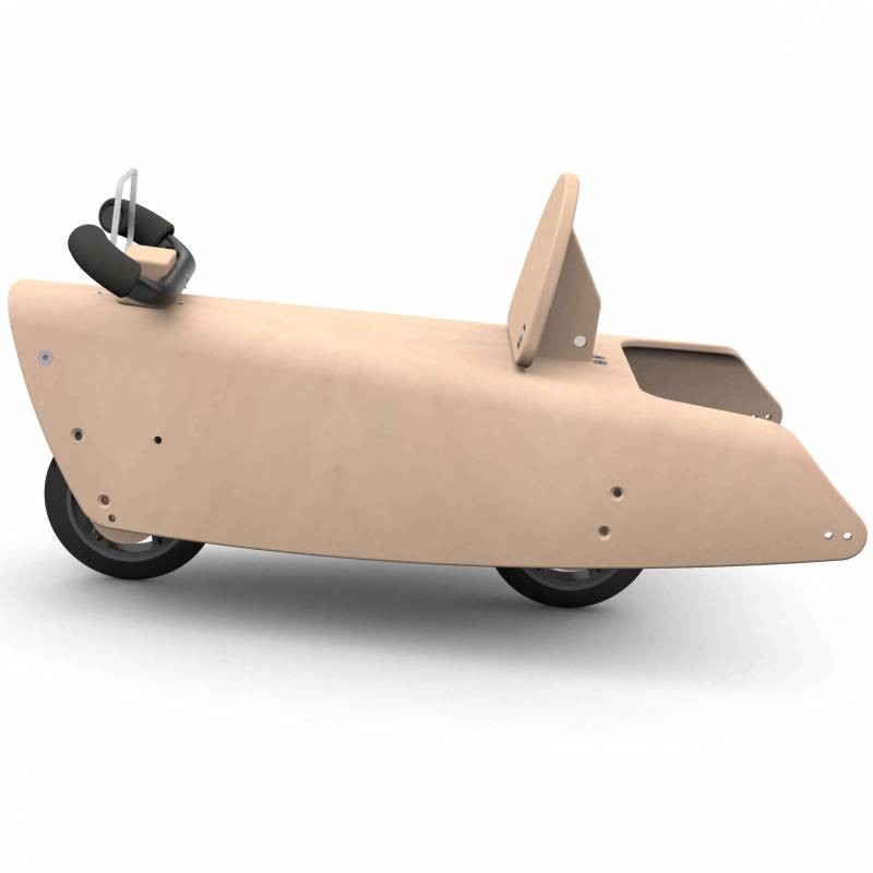 Porteur draisienne voiture - 3 jouets en 1 MARRON