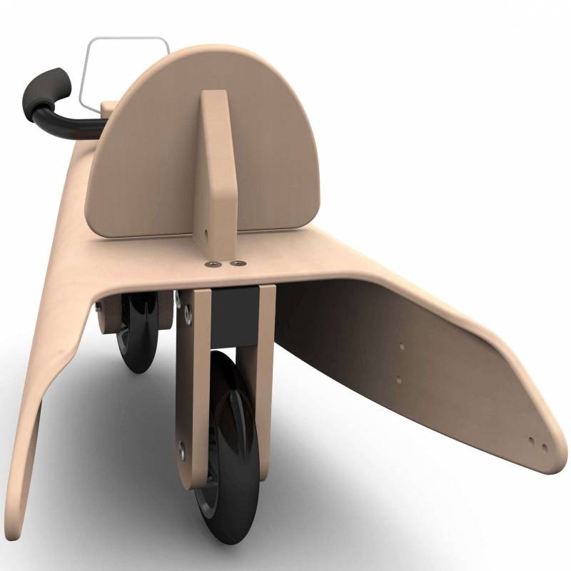 Porteur draisienne voiture - 3 jouets en 1 MARRON