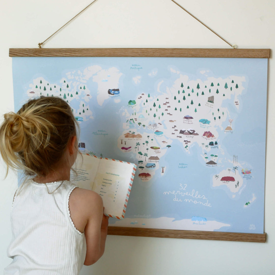 Carte du monde & livret d&