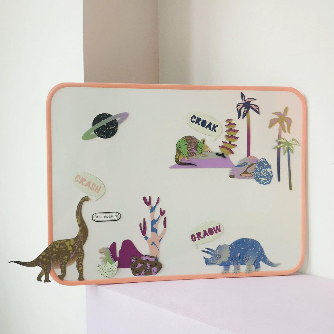 magnet plantes carnivores et petits dinosaures - made in france