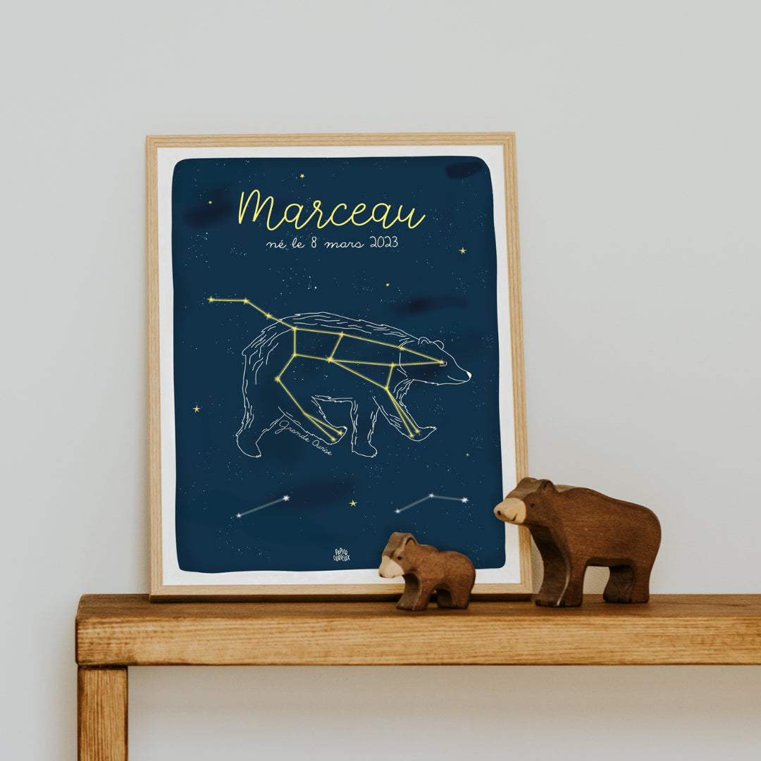 papiercurieux-affiche-ours - Papeterie made in France Papier curieux