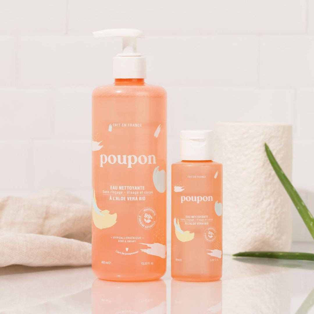 Coffret voyage pour bébé eau nettoyante - cosmétique bio pour bébé