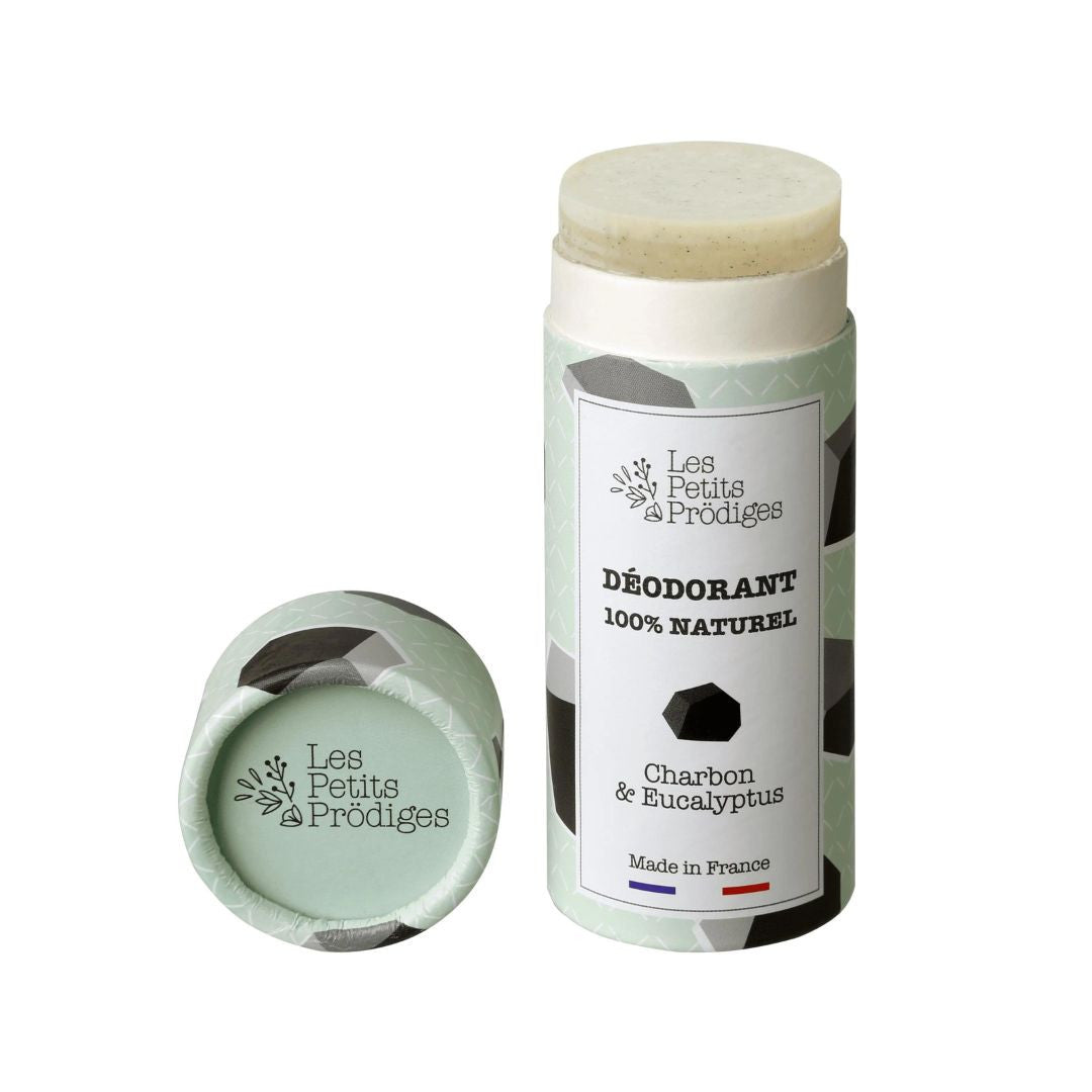 Déodorant charbon baume solide - cosmétique bio et made in France - Les petits prodiges