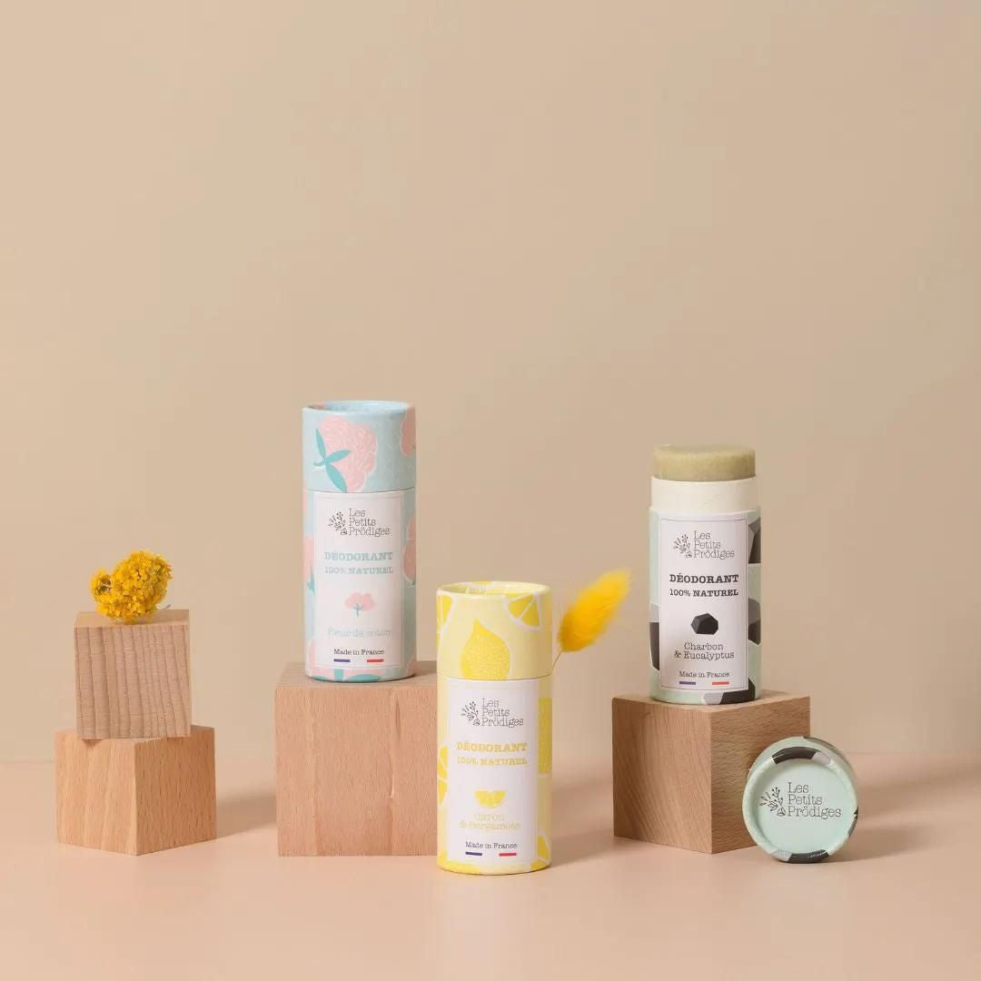Gamme de déodorants les petits prodiges - Cosmétique bio et made in France