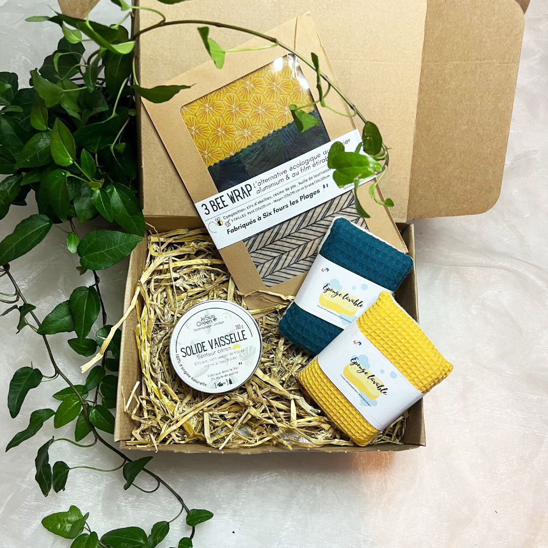 Coffret zéro déchet "Une Vaisselle Green" rechargeable - Maison green ETHIQ FRANCE