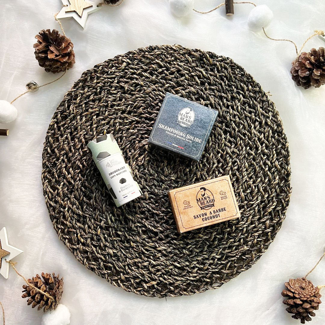 Coffret beauté "Routine pour lui" - Made in France et zéro déchet - Coffret cadeaux ETHIQ