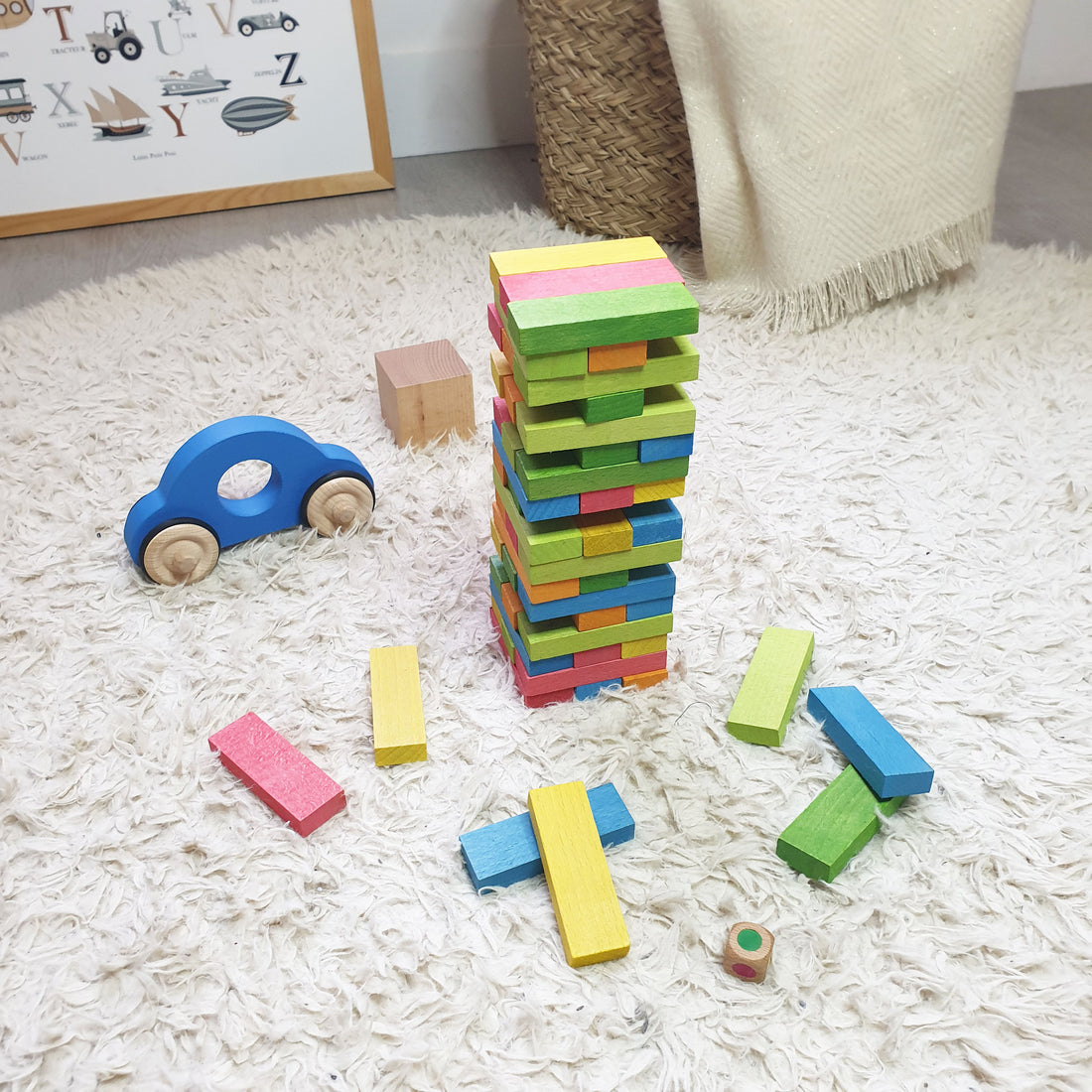 Tour infernale colorée - jeu de société dès 3 ans - Jeujrua