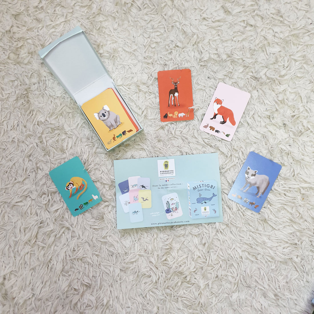 jeu des 7 familles made in France - - Jouet en bois et jeux de cartes