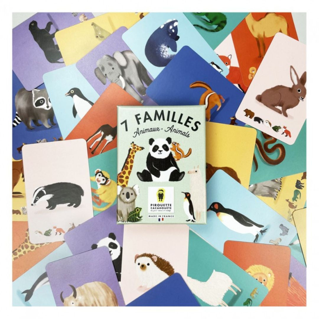 Jeu de cartes des 7 familles - Jeu de société made in France - Pirouette cacahouete