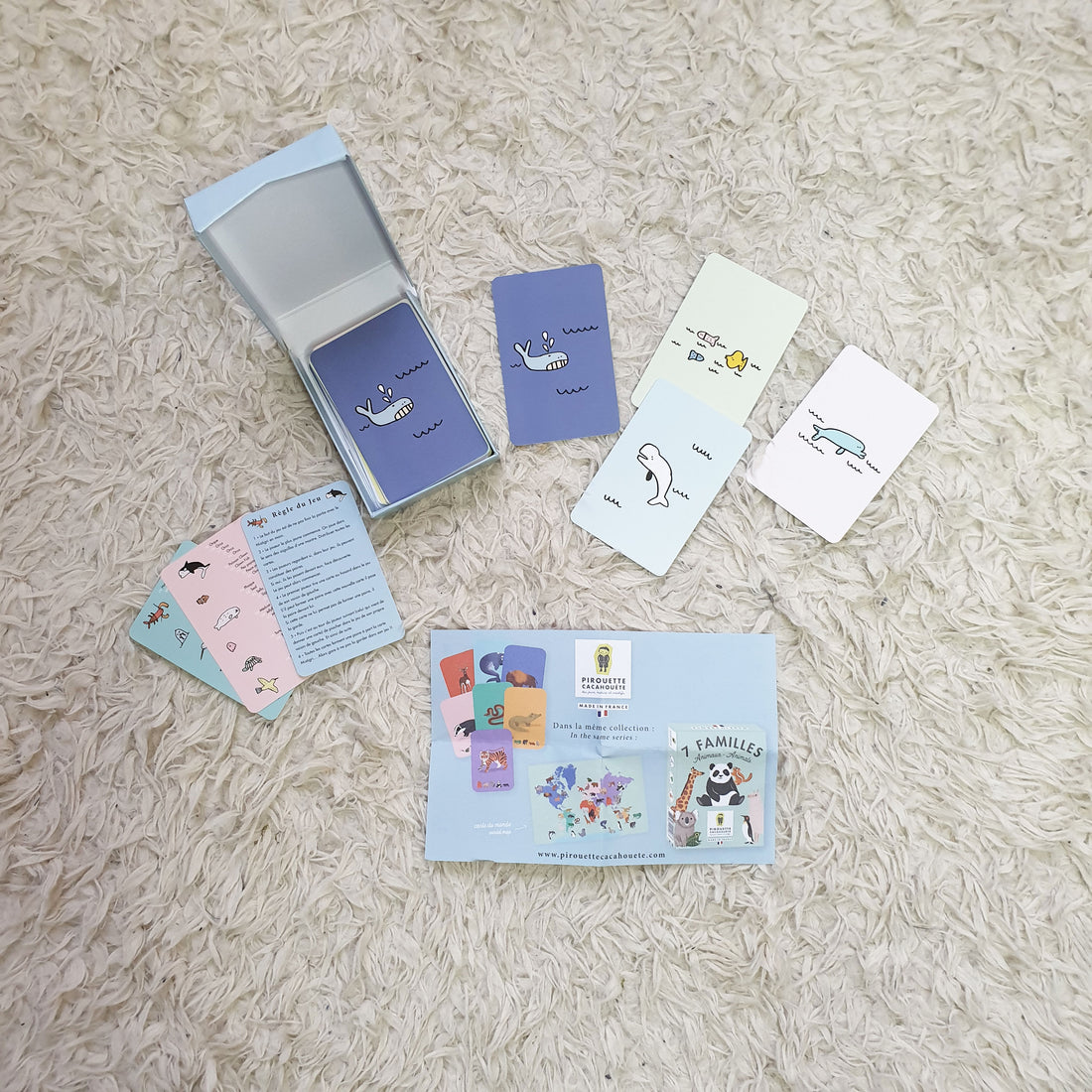 Jeu de cartes Mistigri des océans - Jeu de société made in France - Pirouette cacahouete