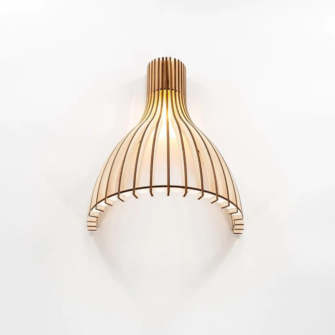Luminaire applique murale en bois - design Atelier loupiote