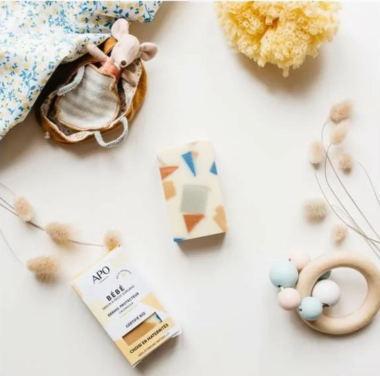 Savon solide Frimousse - Cosmétique bio pour bébé - APO France