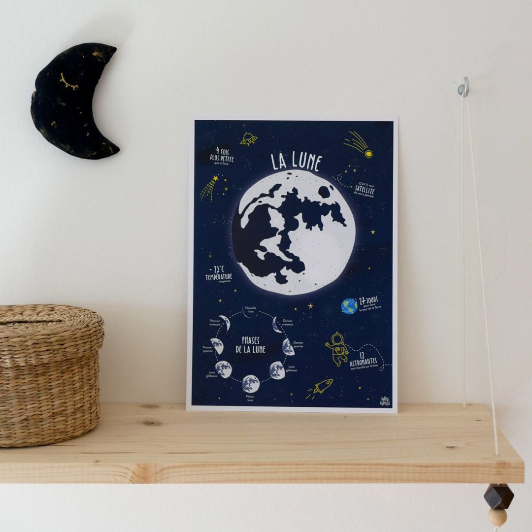 Décoration murale Papier Curieux - Affiche pour enfant Made in France