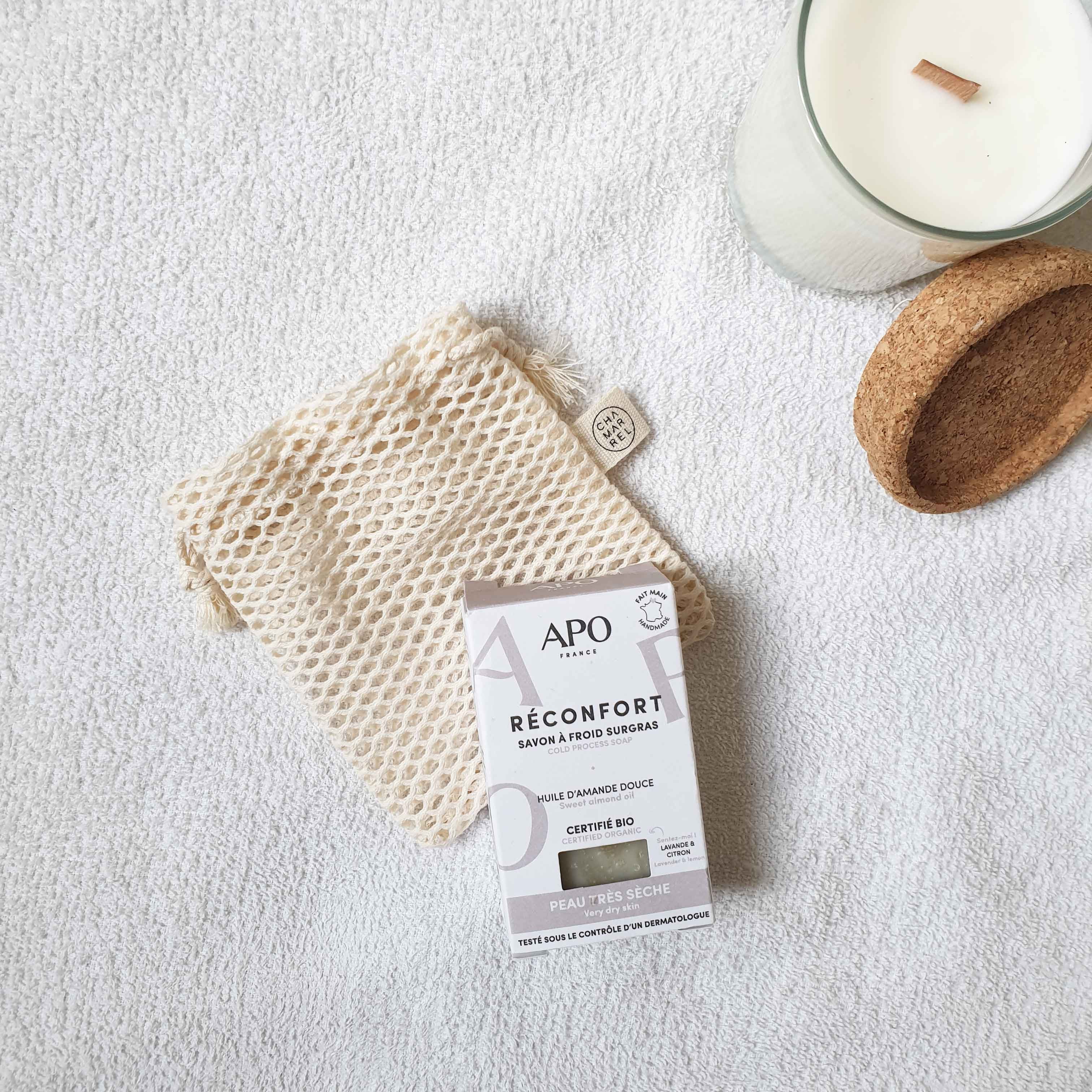 Savon solide Réconfort - Cosmétique bio pour peau séche - APO France