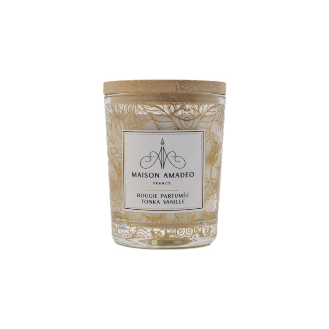 Bougie Parfumée - Tonka Vanille - Maison Amadeo