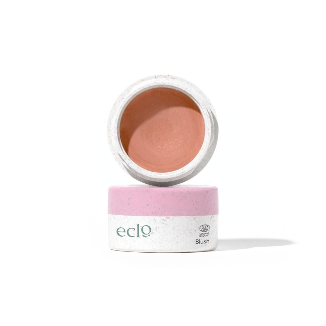 blush en crème teinte "Pêche Sunset"