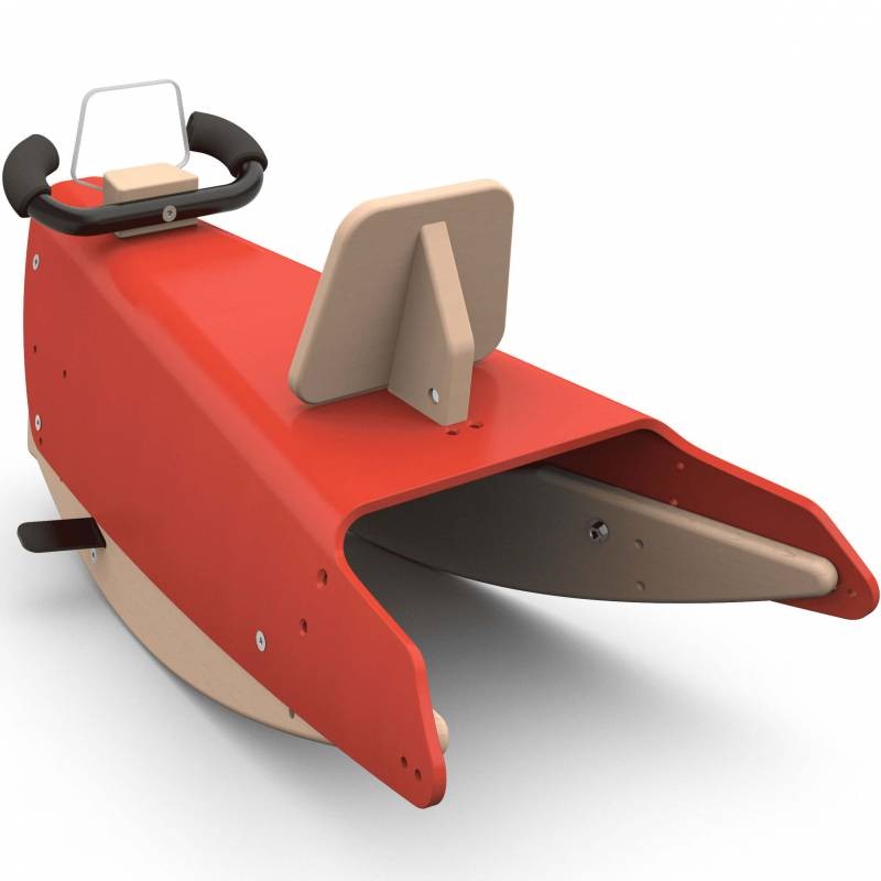 Jouet voiture 5 fonctions en 1 ROUGE