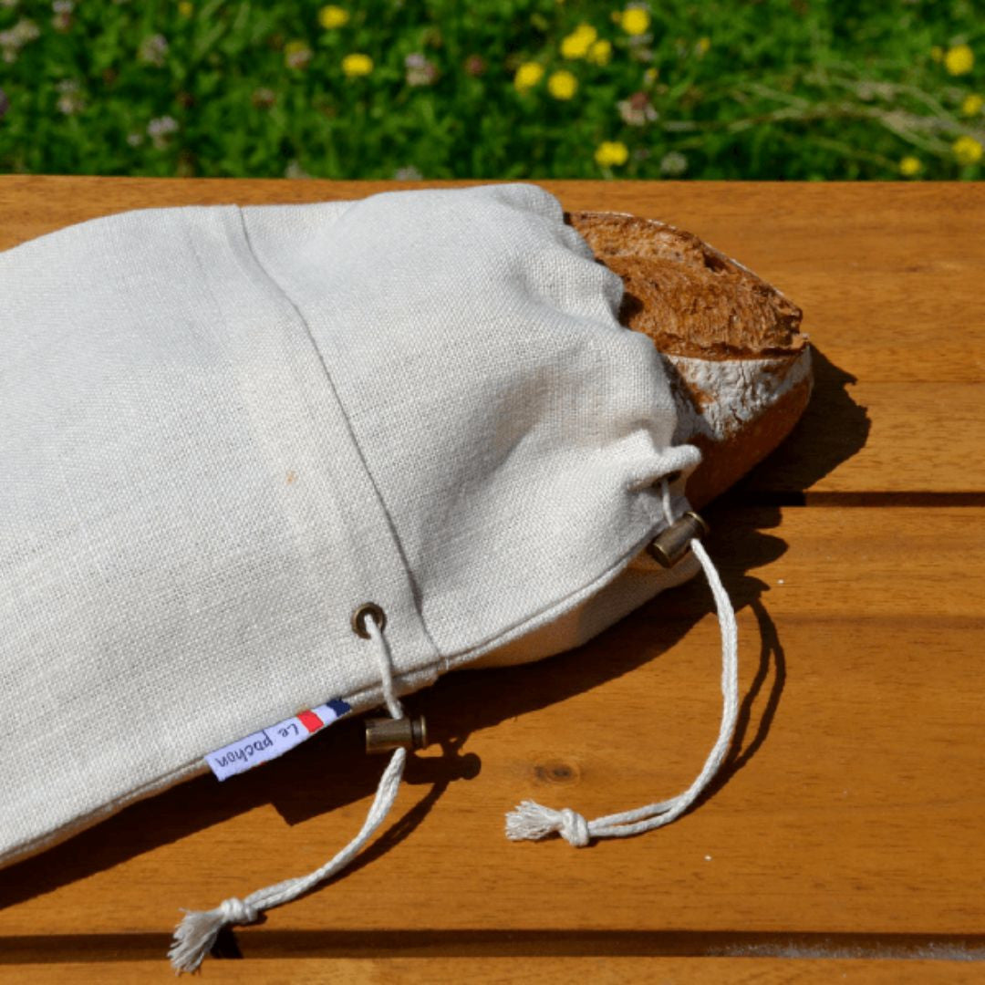 Sac à pain en lin beige - Les Extra-Ordinaires