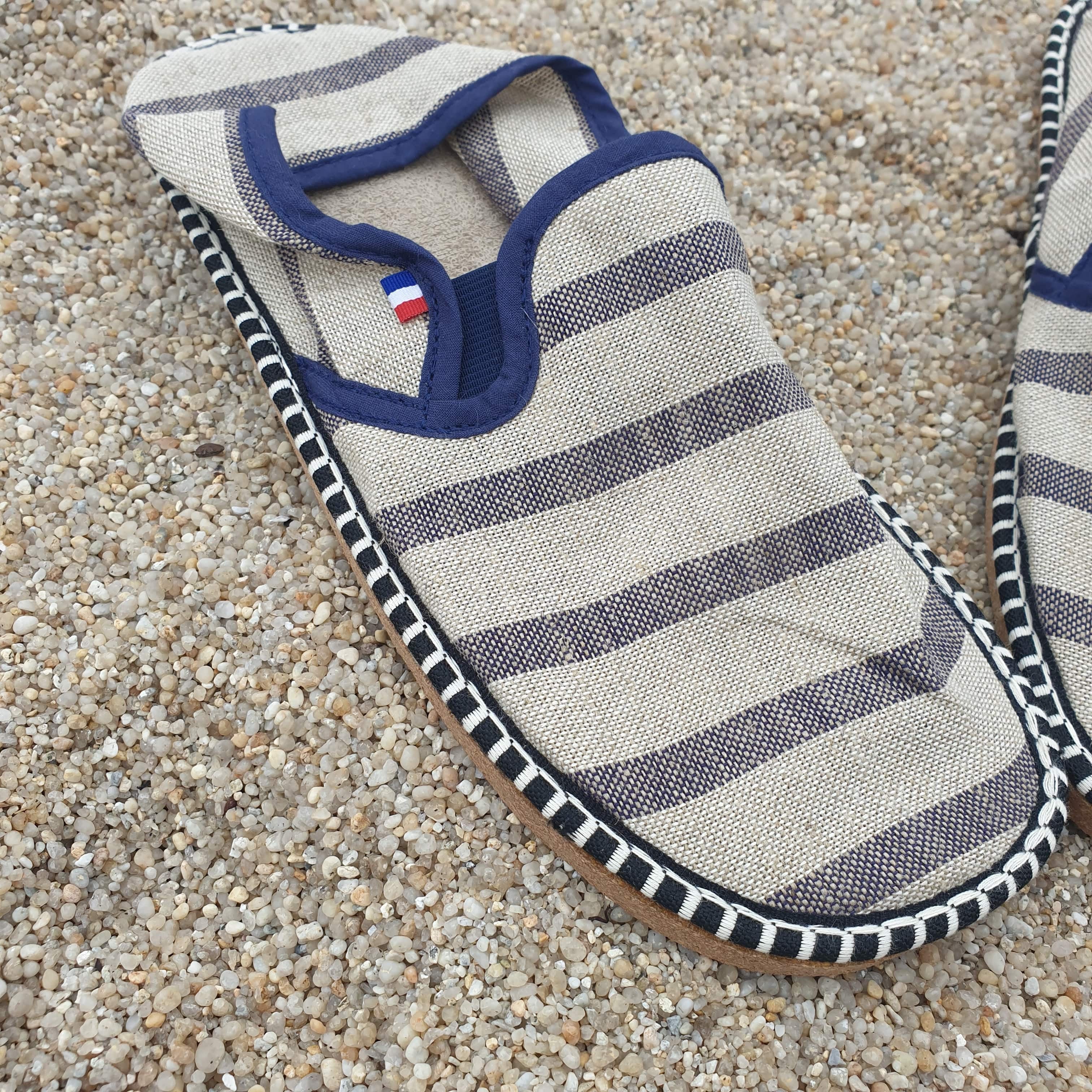 Espadrilles bleues - Le Lin d&