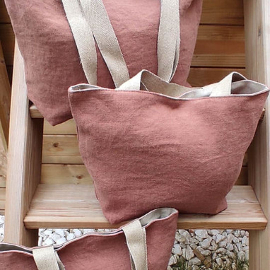 Sac urbain rose- Le Lin d&