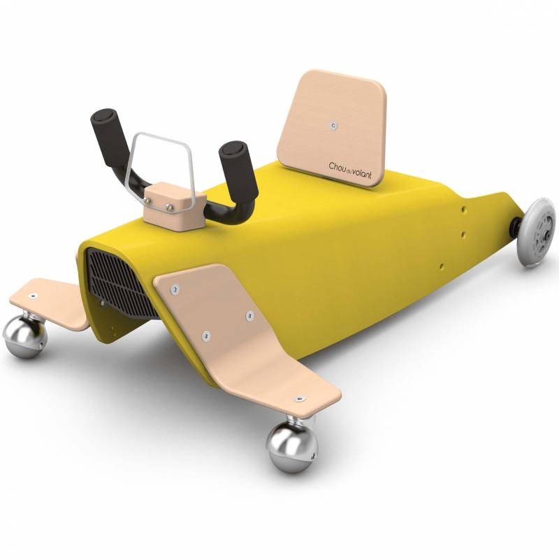 Porteur avion - 2 jouets en 1 JAUNE